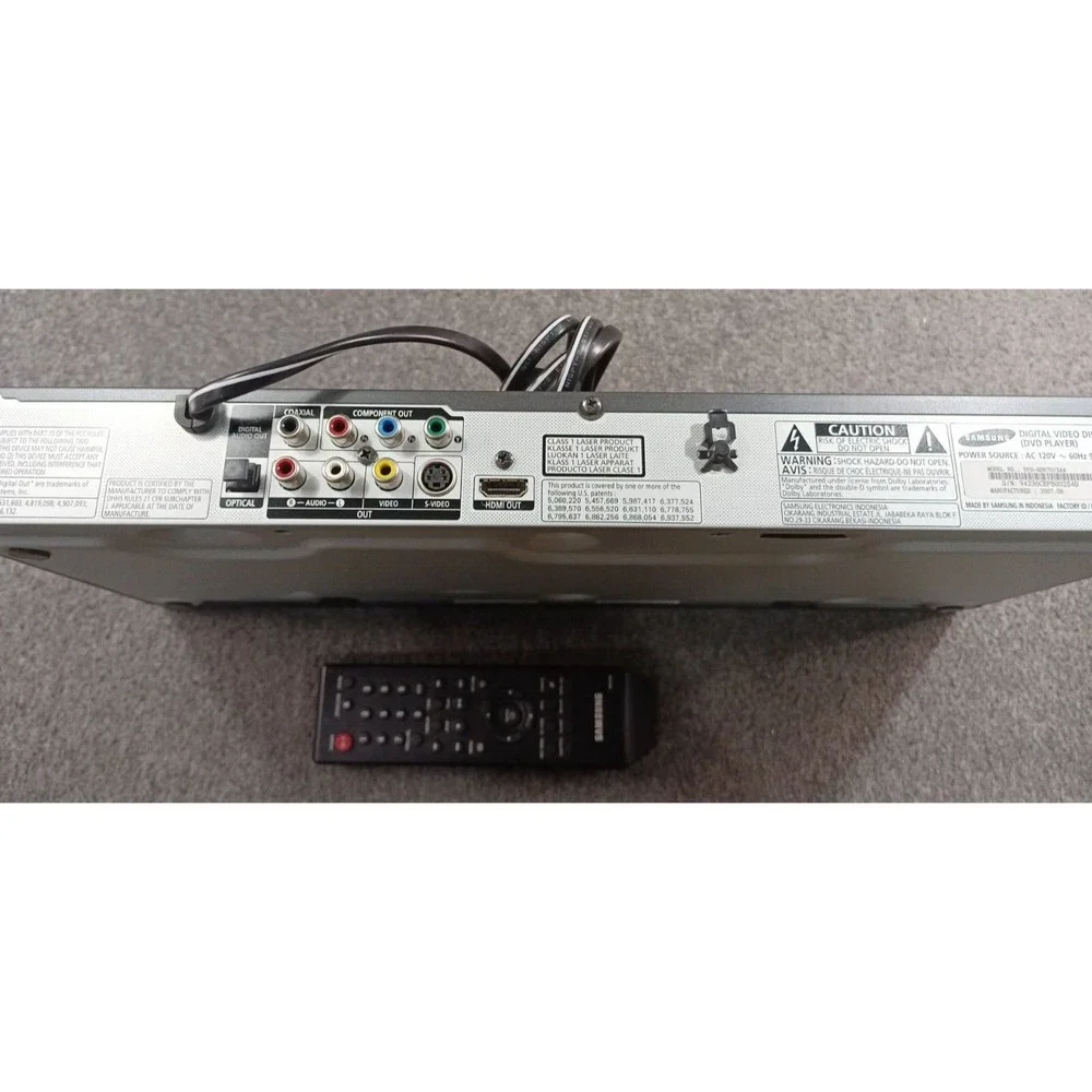 Samsung DVD-HD870 1080i DVD Player With Original Remote Tested Working